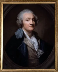 Självporträttmålning av Jean Baptiste Greuze (1725-1805) 1700-talets sön. 0,73x0,59 m