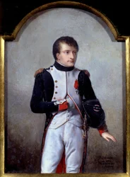Porträtt av Napoleon Bonaparte (1769-1821), förste konsul år 1802, 1841