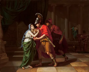 Elektra tar emot askan efter sin bror Orestes, 1826-27