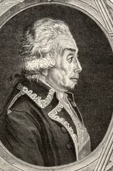 Greve Nicolas Luckner, graverad av Pannemaker-Ligny, från 