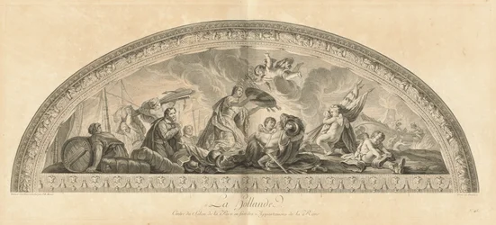 Holland, Centre of the Salon of Peace Mittemot drottningens lägenheter [pl. 48]