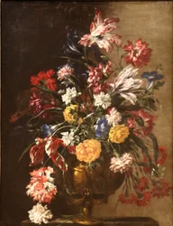 Blommor i en vas.