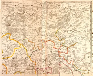 Karta över nordöstra Ile de France