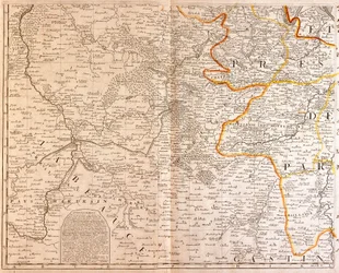 Karta över sydvästra Ile de France
