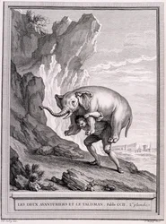 De två äventyrarna och talismanen, ca 1755-1759