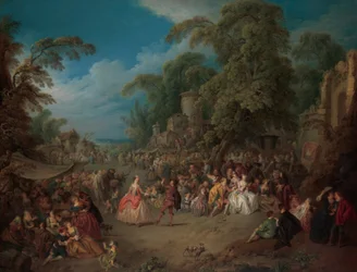 Mässan i Bezons, ca. 1733.
