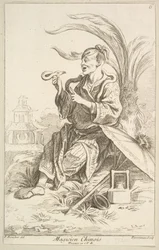 Kinesisk magiker, 1738-45.