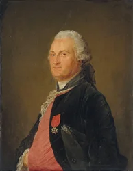 Comte d"Artois i uniform, 1765