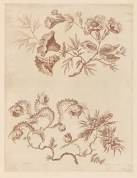 Flower Boughs, från "Samling av olika fantasiblommor i kinesisk smak"