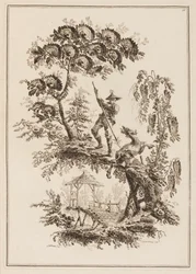 Tallrik 10, från "Suite of Tolve Fishermen and Hunters"