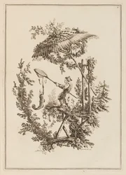 Tavla 11, från "Suite of Twelve Fishermen and Hunters"