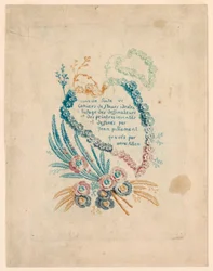 Titelsida för "Nouvelle Suite de Cahiers de fleurs iéales"