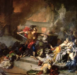 Priams död, 1785