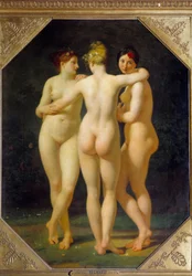 De tre nåderna. Målning av Jean Baptiste Regnault (1754-1829)