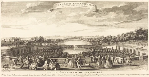 Utsikt över Orangeriet i Versailles