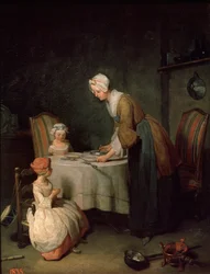 Grace Before Dinner Benedicity, 1744.
