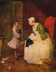 Förmaningen, 1700-talet.