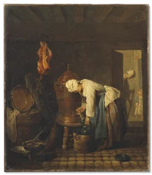 Franska:  La fontaine
Tyska: Der Brunnen
