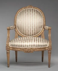 Fåtölj (Fauteuil), c.1765 (snidat och förgyllt trä)