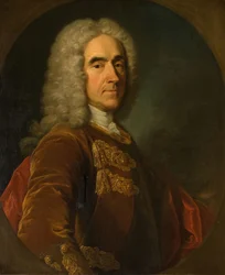 Porträtt av Sir Richard Temple, 4:e Viscount of Birmingham, 1738-42.