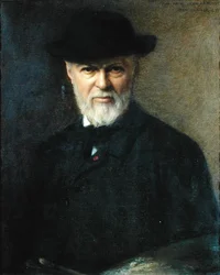 Porträtt av Jean-Jacques Henner (1829-1905) 1899
