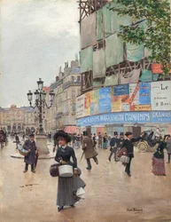 Paris, rue du Havre, ca 1882 (olja på duk)