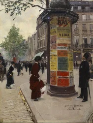 Parisisk kiosk. 1880-82