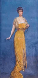 Porträtt av Madame Blanche Vesnitch née Ulman, 1913.
