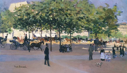 Promenade en söndag eftermiddag, Paris