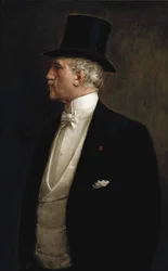 Självporträtt, ca. 1909.
