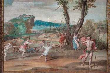 Lycurgus blev galen av Bacchus