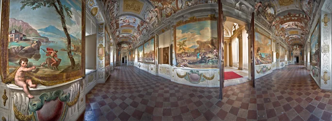 Orbikulär vy över Bacchusgalleriet