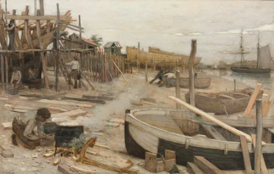 Båtvarvet, ca 1875