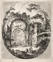 Forntida ruiner, 1756.
