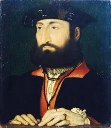 Porträtt av Louis de Cleves, av Jean Clouet (cirka 1485-1541)