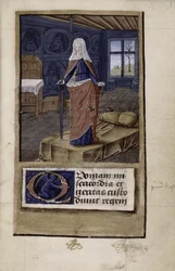 Allegory of Justice från John of Wales Breviloquium om forntida furstars och filosofers dygder, 1475-1499