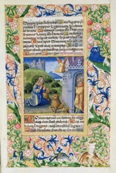 Ms Lat. Q.v.I.126 Antonius den store och Eremiten Paul, från Louis d