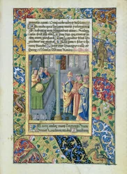 Ms Lat. Q.v.I.126 The Order of the Golden Fleece from the Hours of Louis dOrleans, 1469