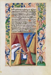 Ms Lat. Q.v.I.126 f.47 Judith med Holofernes huvud, från "Louis d
