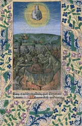 Ms Lat. Q.v.I.126 f.74 Plågorna i helvetet, ur "Louis d