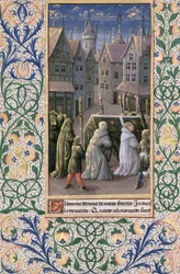 Lat. Q.v.I.126 f.79v Begravningsprocession, från Louis d