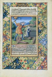 Ms Lat. Q.v.I.126 fol.19 Isaacs offer, från Louis d