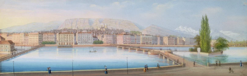 Genèvesjön: utsikt över sjön