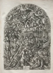 Apokalypsen: Kvinnan klädd med solen, 1546-1556.