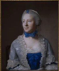 Eva Marie Veigel (pastell på papper)