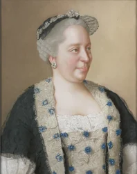 Porträtt av kejsarinnan Maria Theresia av Österrike 1717-1780, 1762