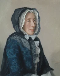 Porträtt av Madame Tronchin, 1758
