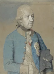 Porträtt av Josef II av Österrike (1741-90), romersk-tysk kejsare och senare kung av Ungern och Böhmen