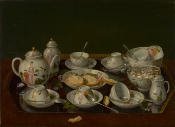 Stilleben: teservis, ca 1781-3
