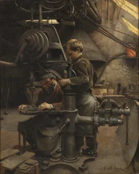 Un Patron or The lesson of the Apprentice, 1888